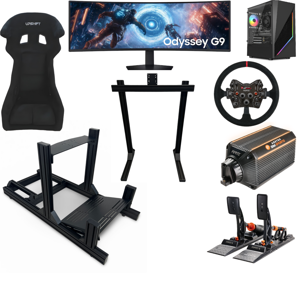 Complete Racing Simulator - Full Sim Package - Club Racer – Upshift