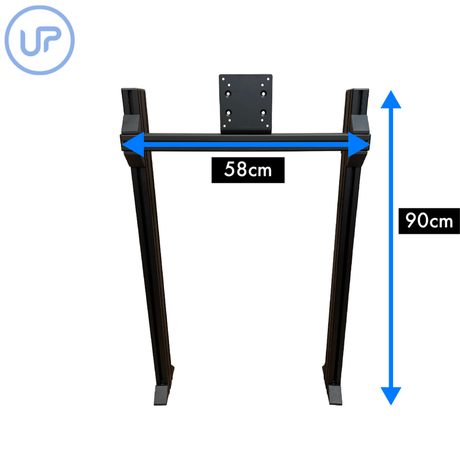 Upshift R-INTEGRATED Single Monitor Stand Aluminium Profile Monitor Mount