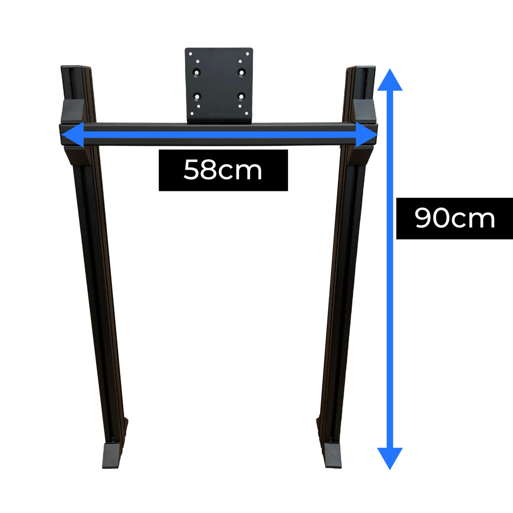 Upshift R-INTEGRATED Single Monitor Stand Aluminium Profile Monitor Mount