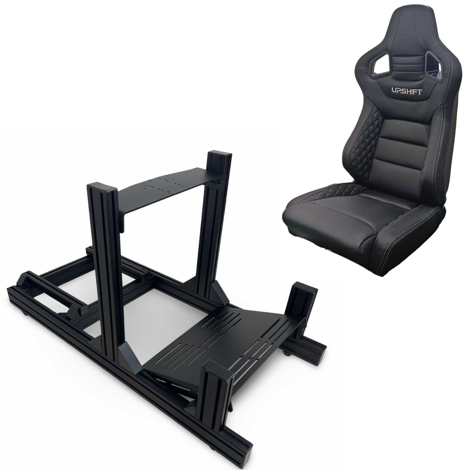 Upshift Sim Rig Floor Mat with RGB Lighting