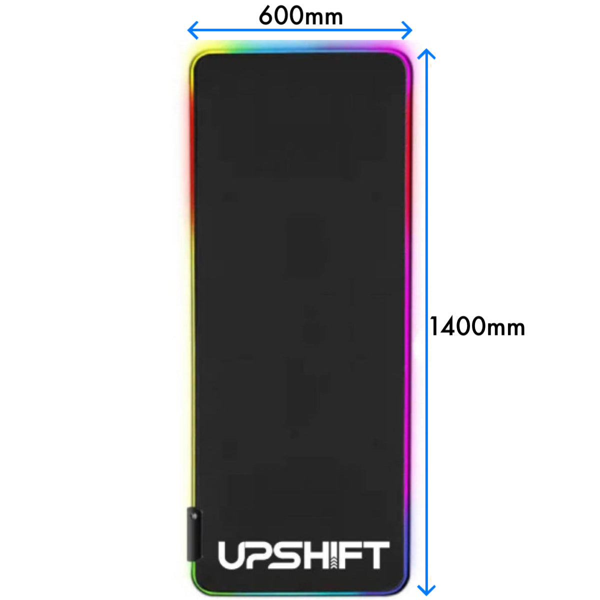 Rgb Racing Mat Upshift Sim Rig Floor Mat with RGB Lighting